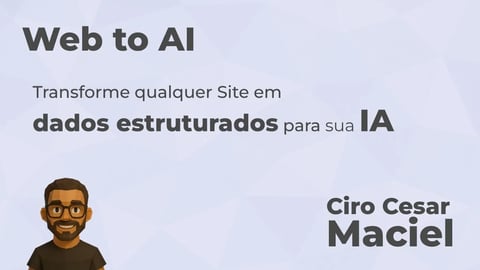 Chega de limpar dados manualmente: Apresentando o Web to AI, meu conversor gratuito de sites para IA